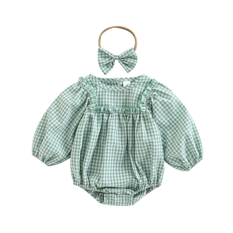 Vintage Picnic Romper Set
