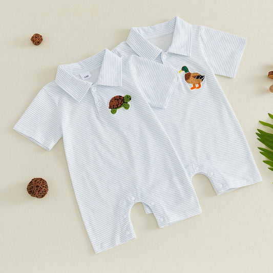 Little Explorer Polo Romper
