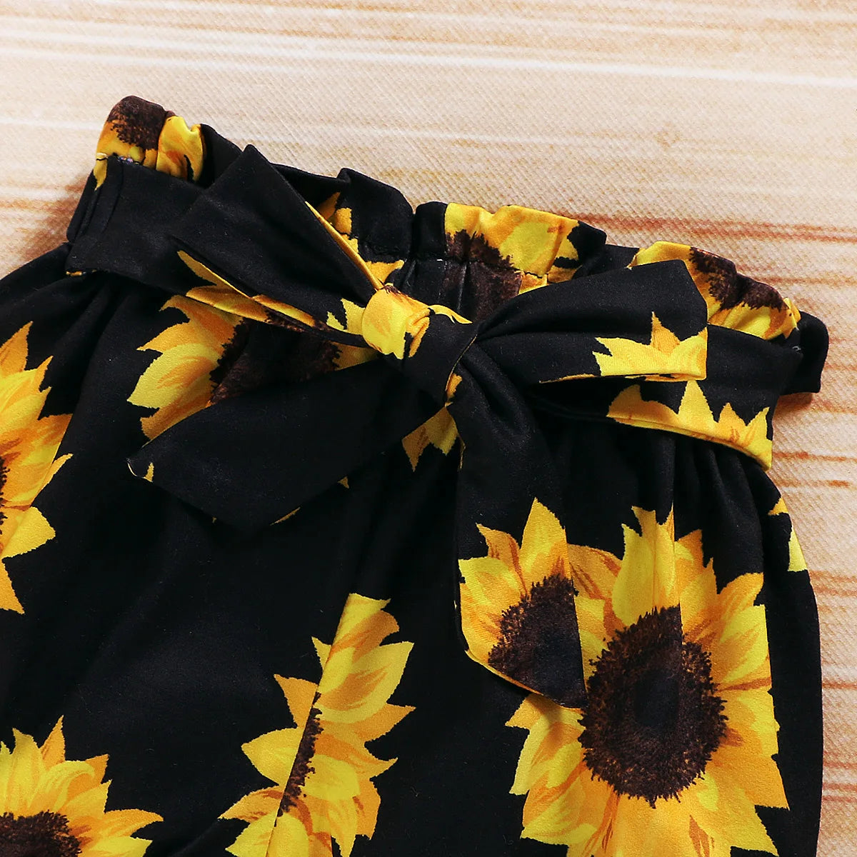 Girls' Sunflower Shorts & Onesie Set