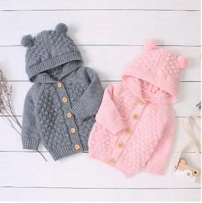 Bunny Kint Hooded Cardigan