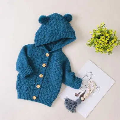 Bunny Kint Hooded Cardigan
