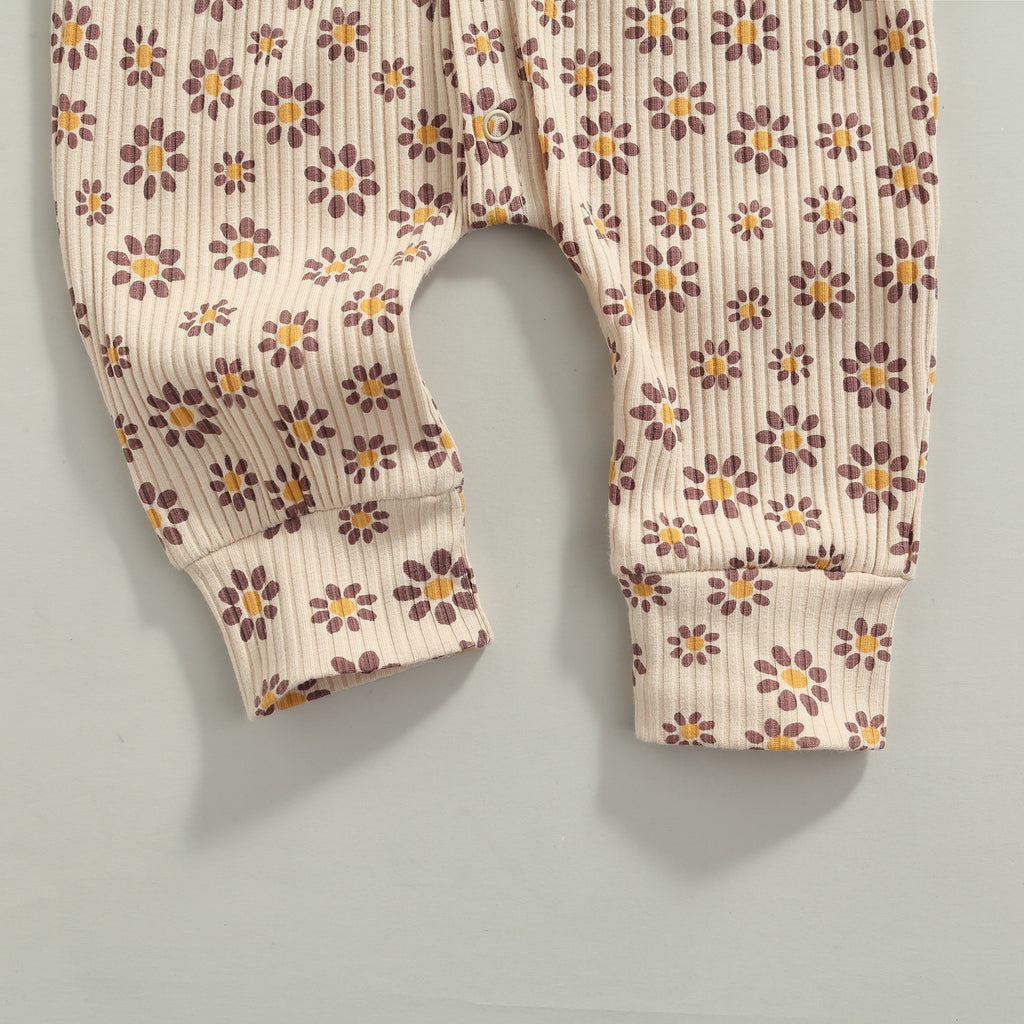 YP Floral Print Jumpsuit With Headband Set