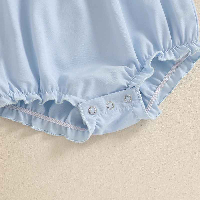 Bunny Charm Ruffle Romper