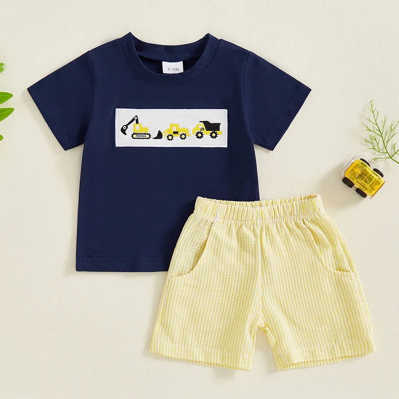 Little Builder Tee & Shorts Set