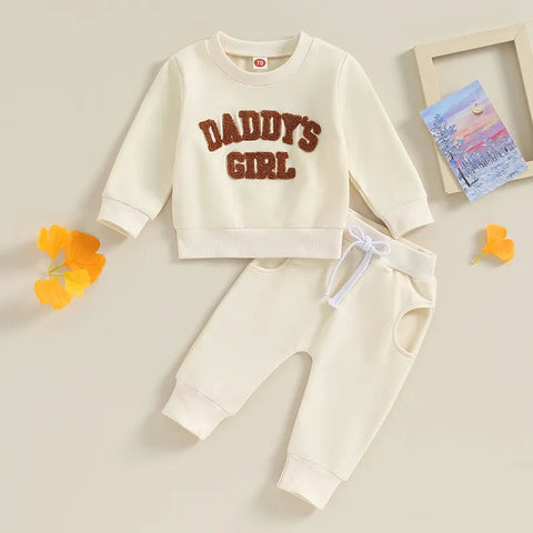 Girls' Daddy's Girl Sweater Pants Set