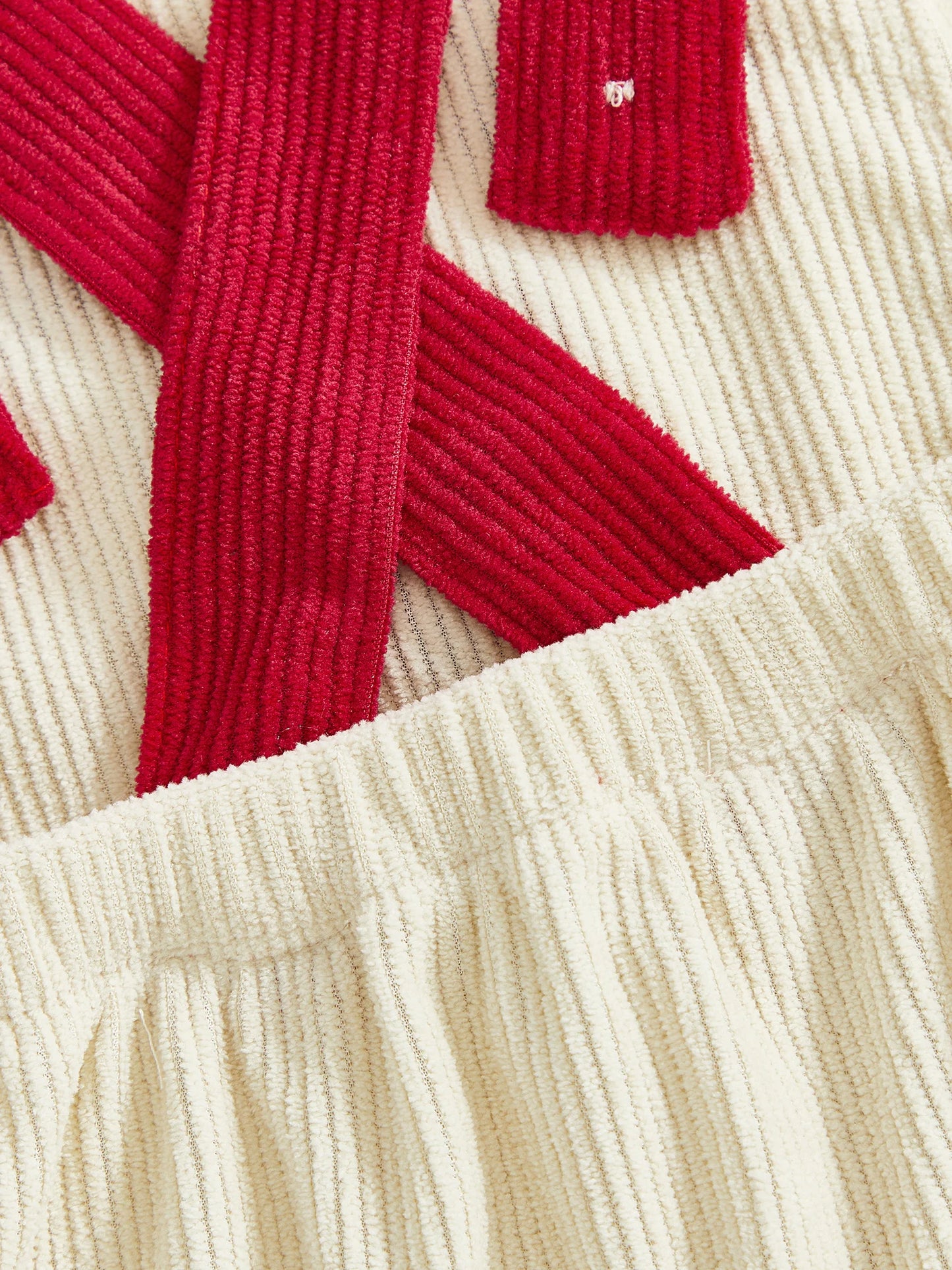 My First Valentine Corduroy Romper