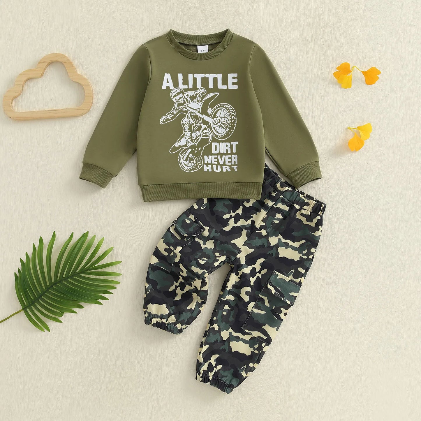 Dirt Never Hurt Moto Camo Set