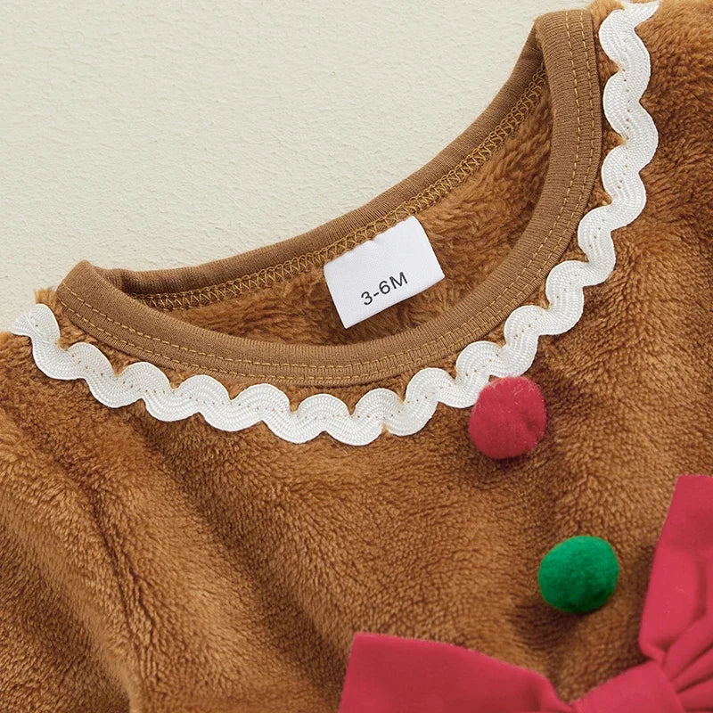 Baby Girls' Gingerbread Romper