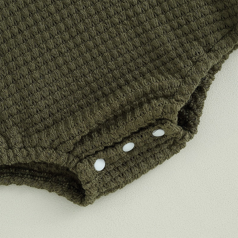 Textured Long Sleeve Onesie