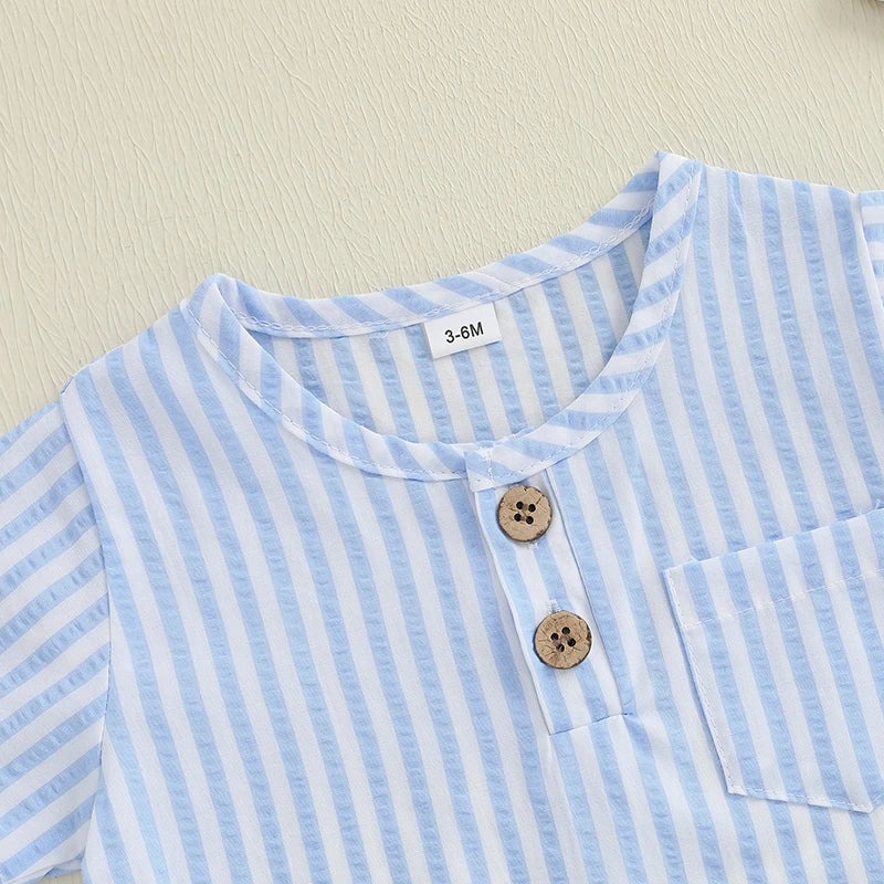 Boys' Cool Breeze Button-Up Set