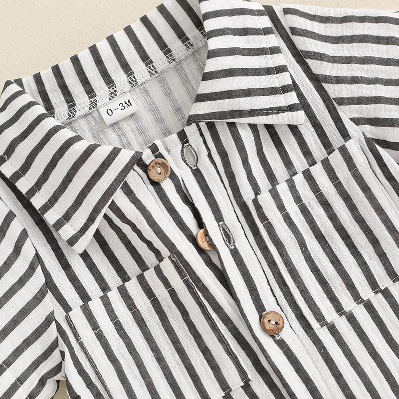 The Coastal Stripe Romper