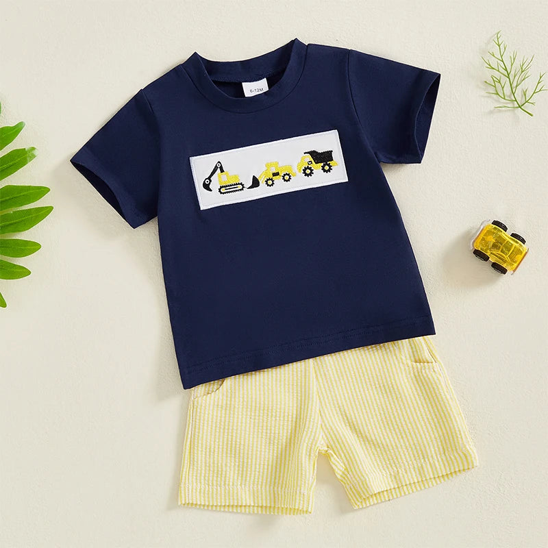 Little Builder Tee & Shorts Set
