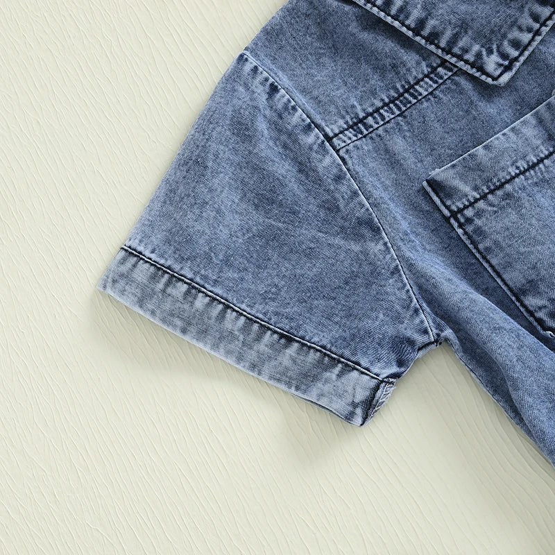 Denim Days Utility Romper