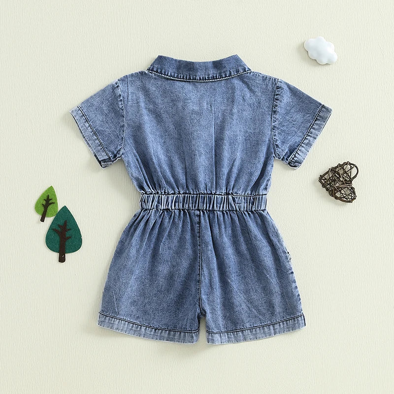 Denim Days Utility Romper