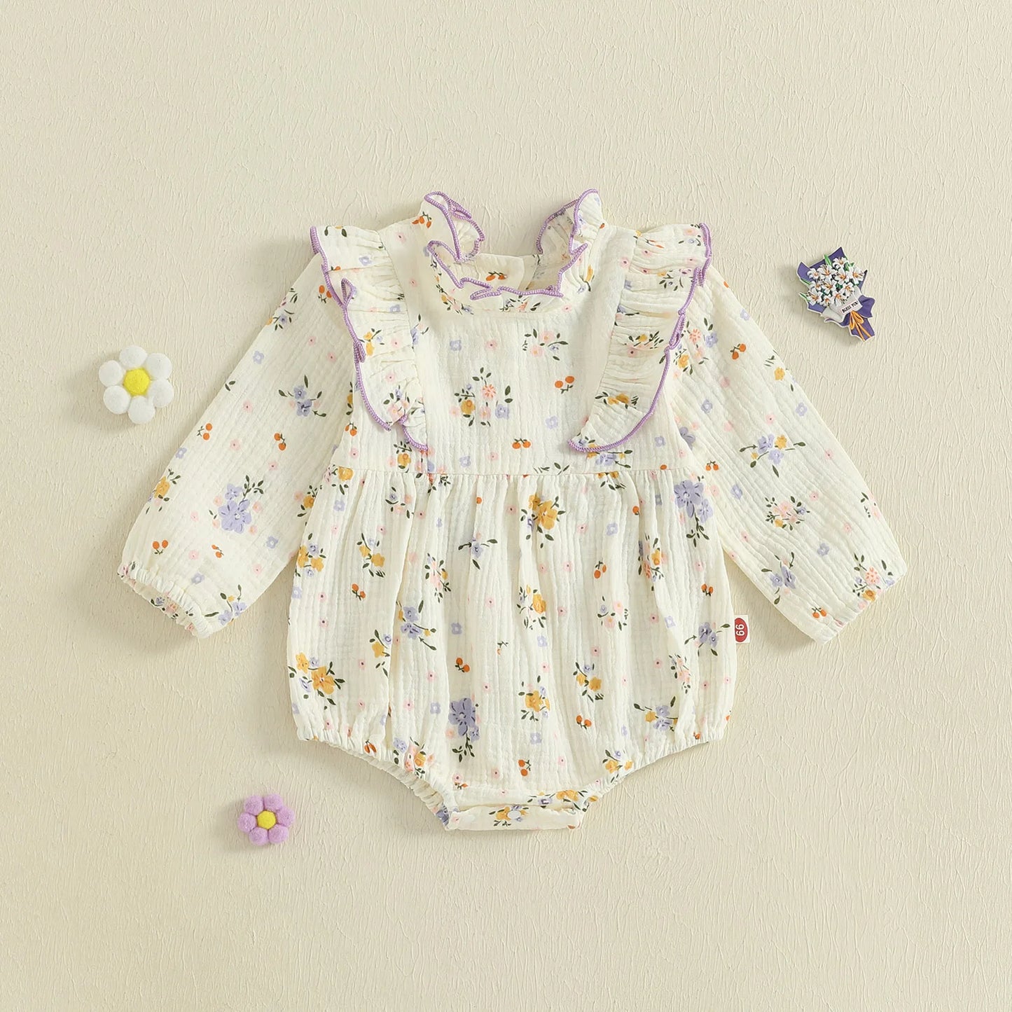 Lavender Meadow Romper
