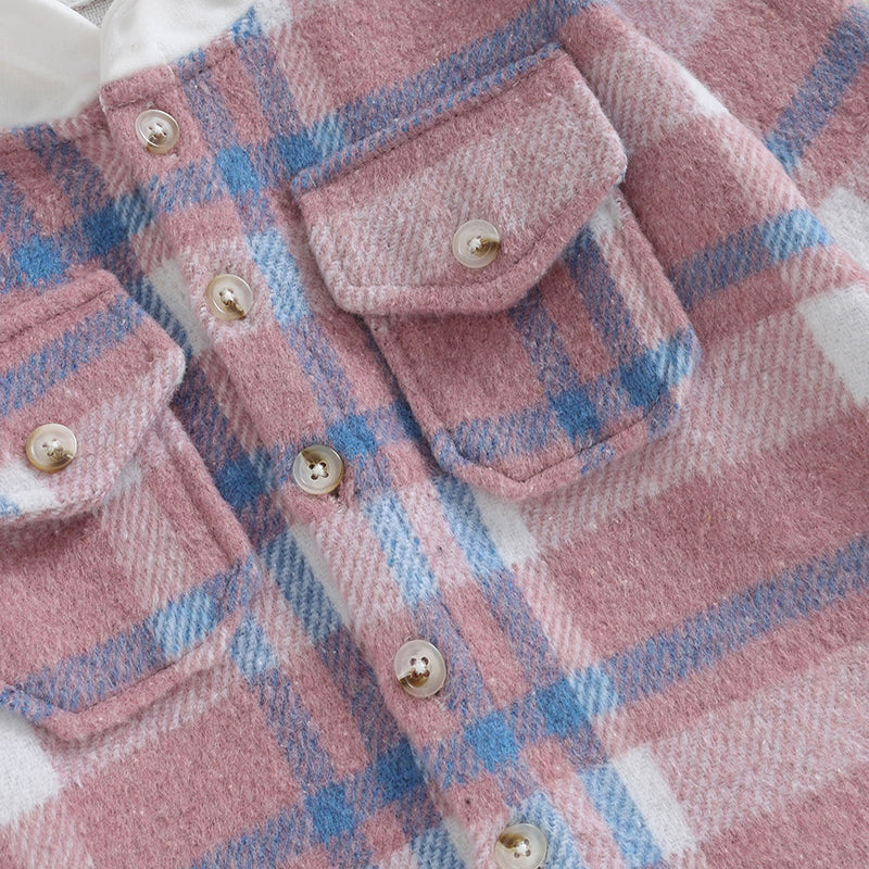 Cozy Plaid Hoodie Jacket