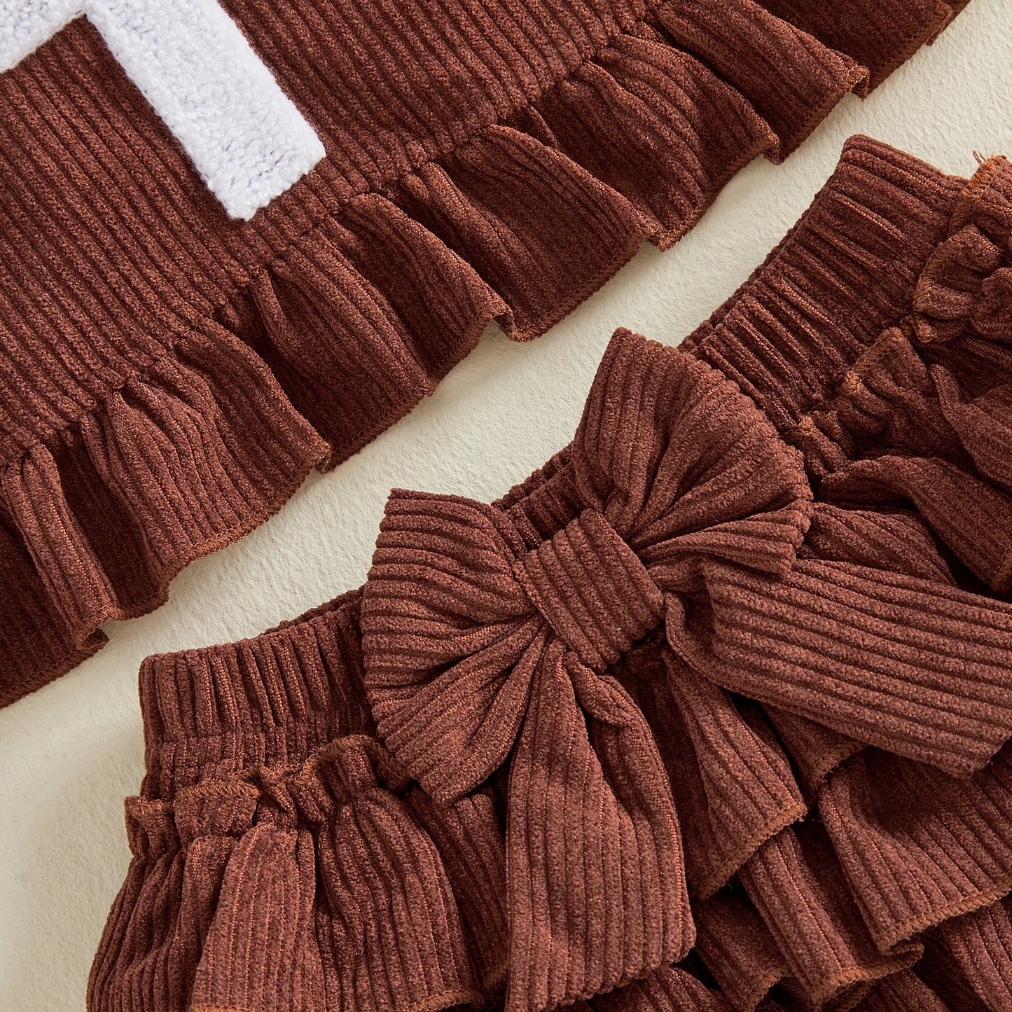 Sunday Sweetheart Football Ruffle Set