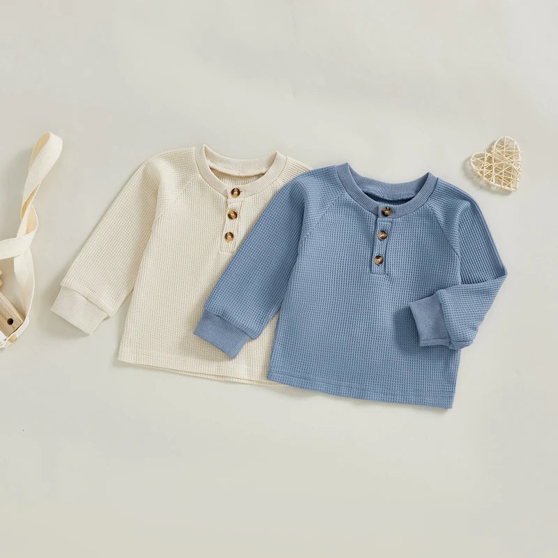 Harbor Waffle Henley Top