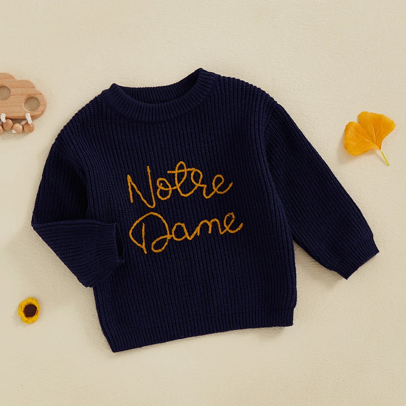 Notre Dame Knit Sweater