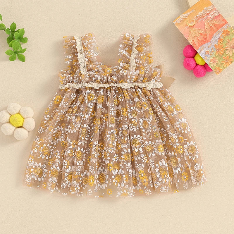 Sunshine Bloom Tulle Sundress