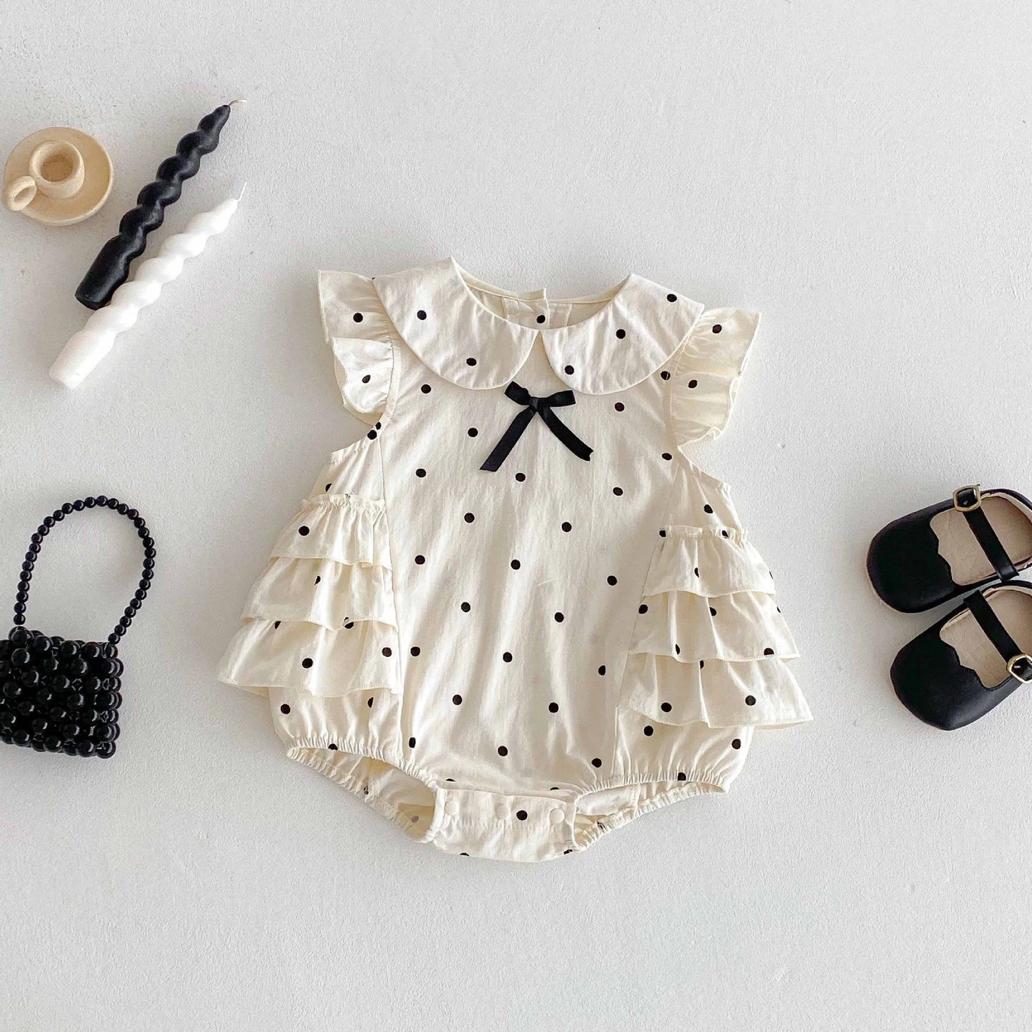 Charlotte Polka Dot Romper