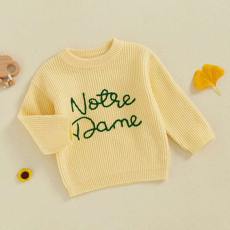 Notre Dame Knit Sweater