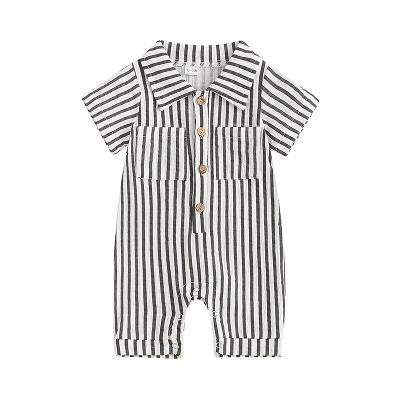 The Coastal Stripe Romper