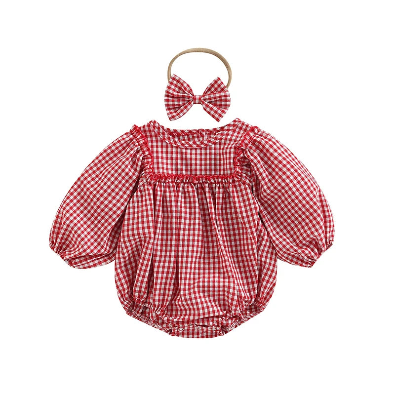 Vintage Picnic Romper Set
