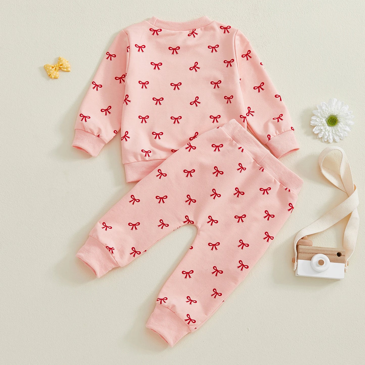 Little Bow Cozy Sweater Set
