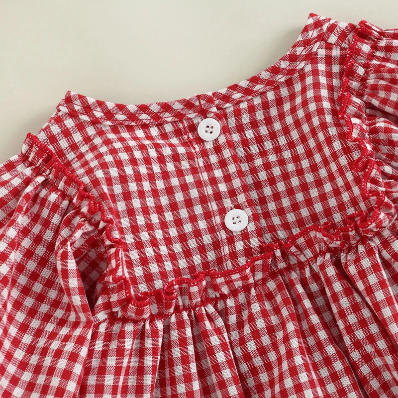 Vintage Picnic Romper Set