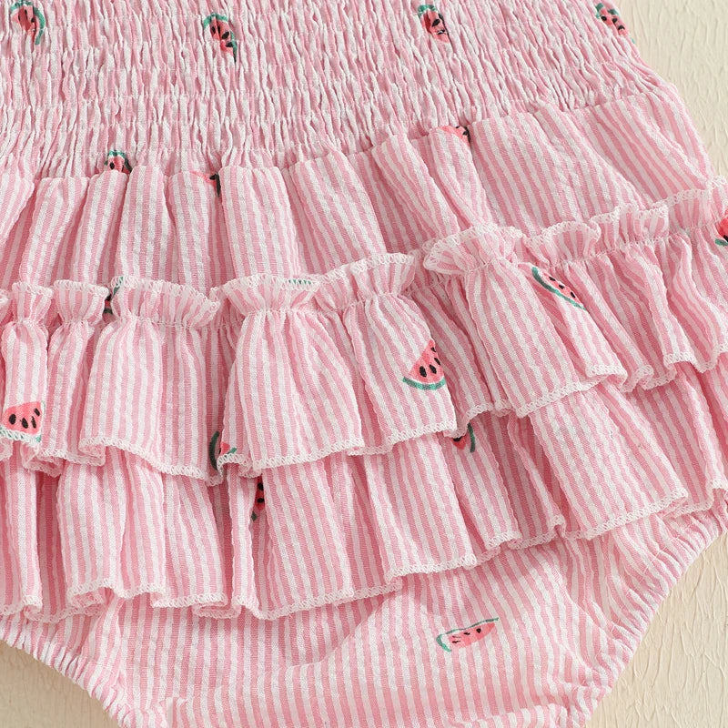 Sweet Slice Smocked Romper