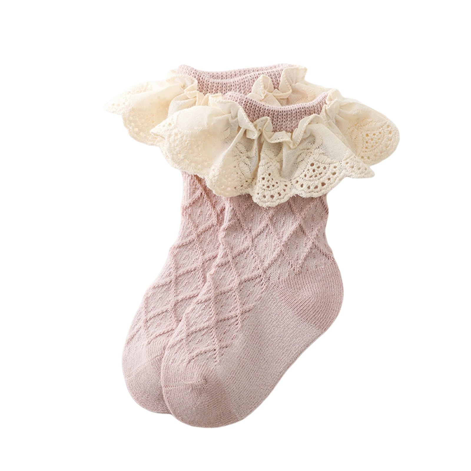 Ruffled Frilly Cotton Ankle Socks