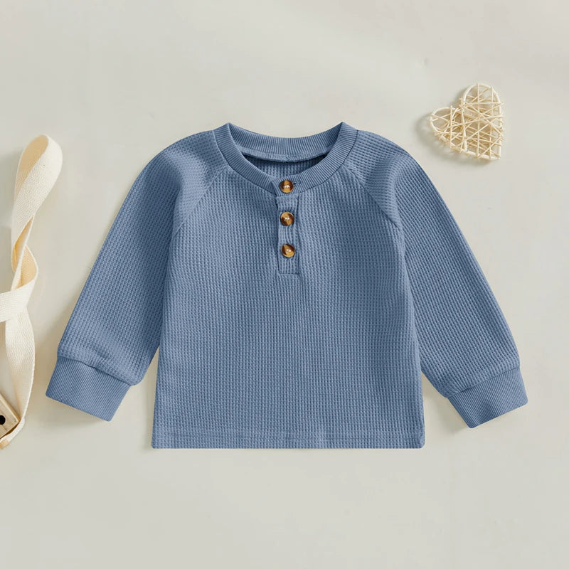 Harbor Waffle Henley Top