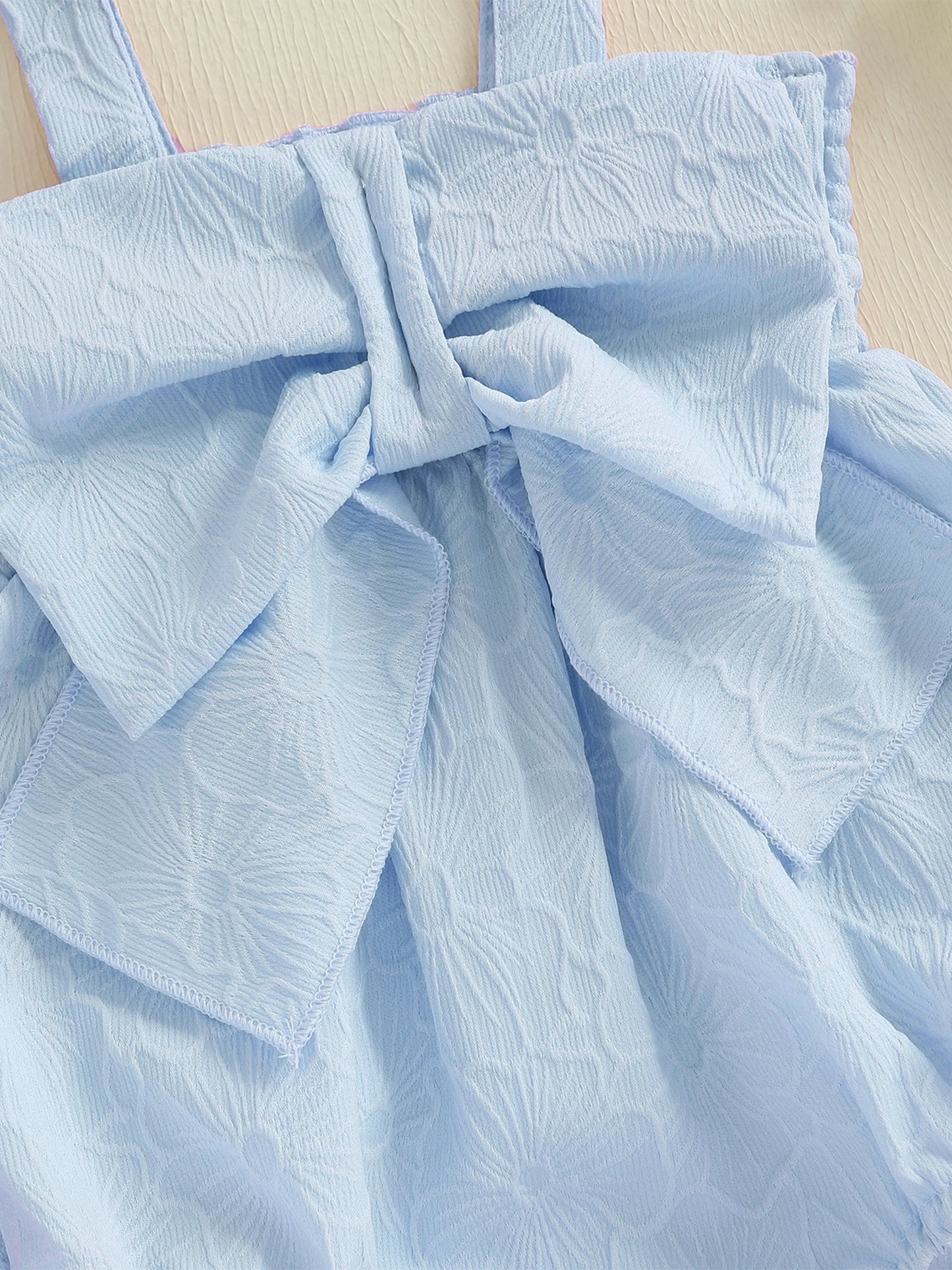 Sweet Ribbon Bow Romper