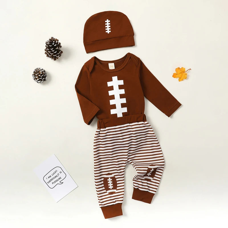Touchdown Tot 3-Piece Football Outfit