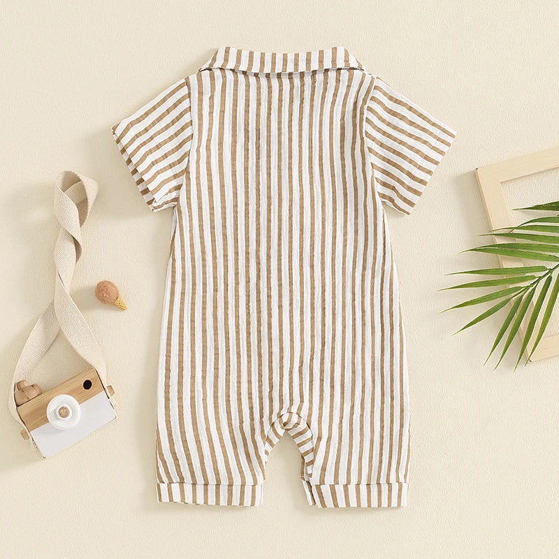 The Coastal Stripe Romper