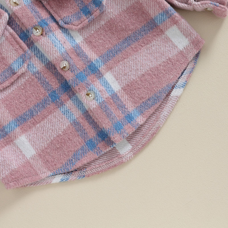 Cozy Plaid Hoodie Jacket