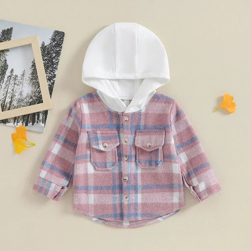 Cozy Plaid Hoodie Jacket