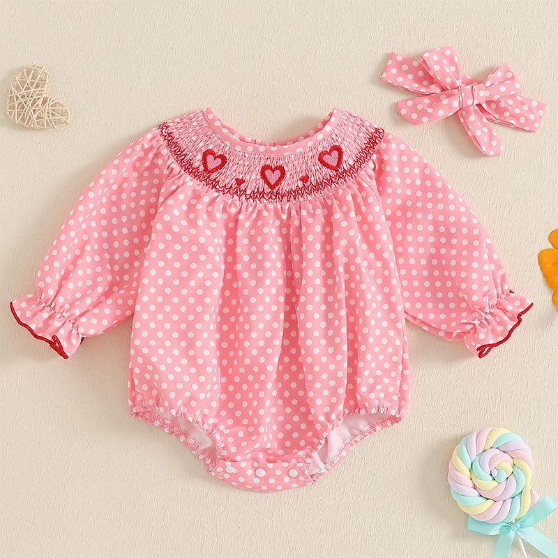Chérie Rose Smock Romper