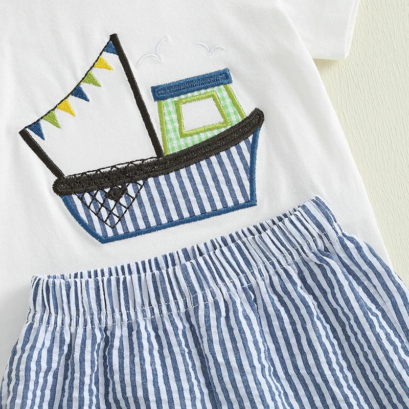 Boys' Set Sail Days Shorts Set