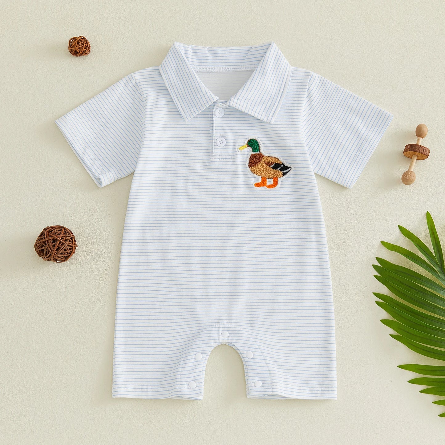 Little Explorer Polo Romper