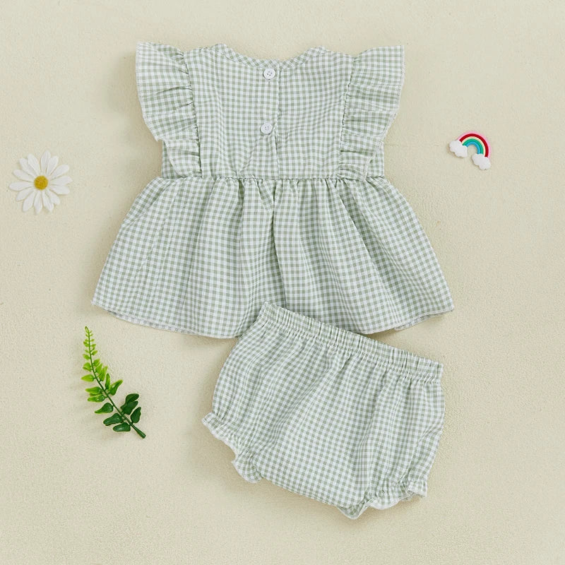 Girls' Sweet Slice Gingham Set
