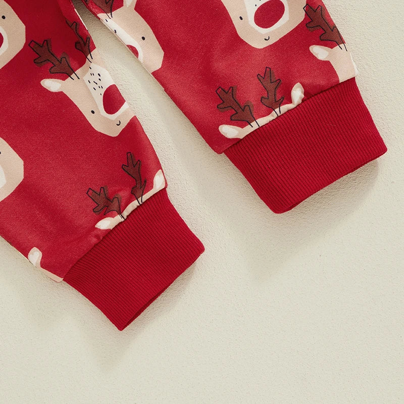 Reindeer Sweatshirt  & Sweatpants Set