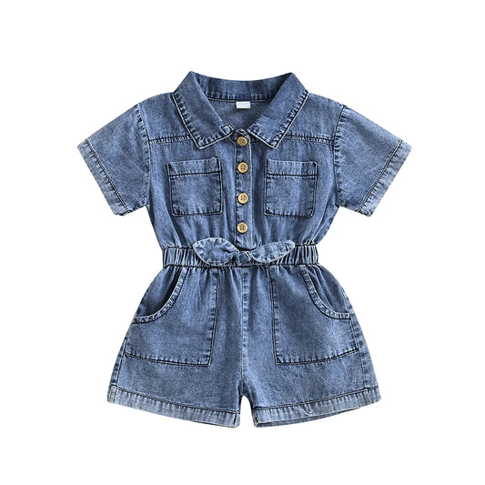 Denim Days Utility Romper