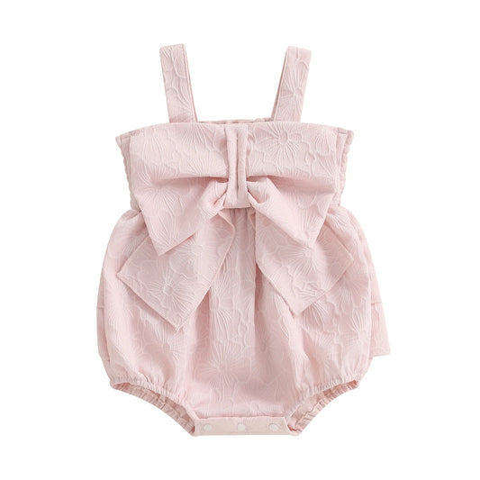 Sweet Ribbon Bow Romper