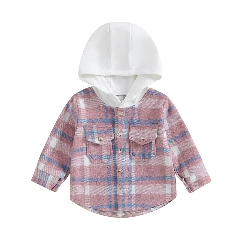 Cozy Plaid Hoodie Jacket