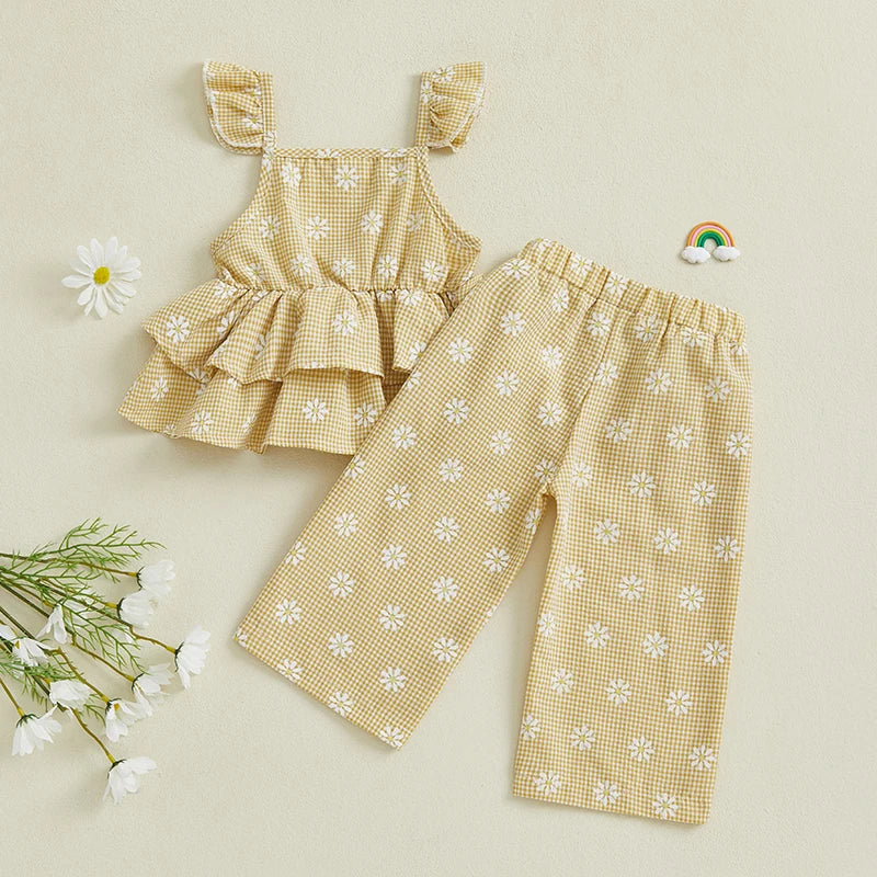 Girls' Daisy Days Ruffle Set