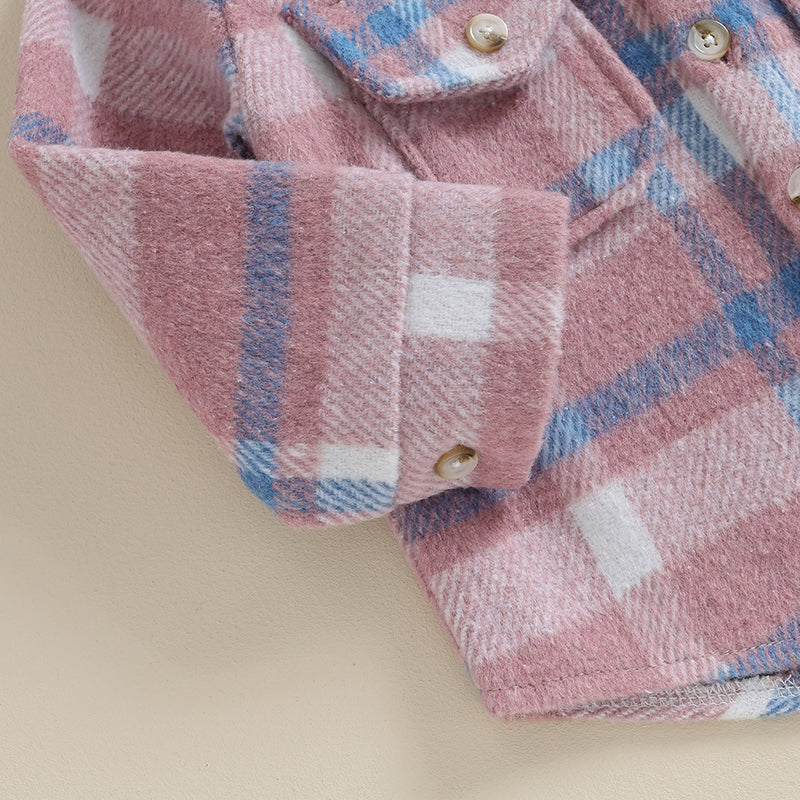 Cozy Plaid Hoodie Jacket