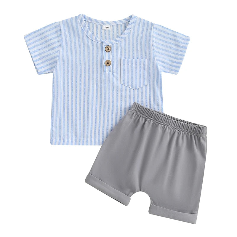 Boys' Cool Breeze Button-Up Set