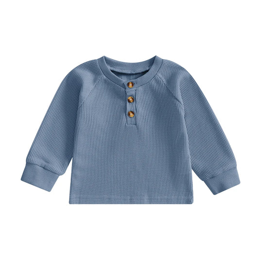 Harbor Waffle Henley Top